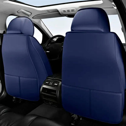 Fundas Completas para Asientos de Coche en cuero Italiano universal + REGALO: alfombrillas completas incluidas